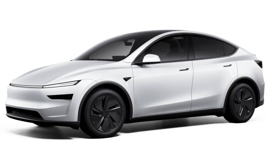 Tesla do ślubu, Tesla Y Juniper wynajem okolicznościowy z kierowcą